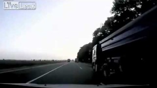 Near-Miss With Large Truck