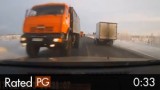 Dash Cam Driver Dozes Off & Drives Head-on Into Truck