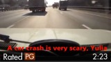 Man Warns Daughter About Crashes, Then They Witness One