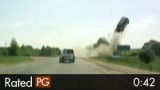 Minivan LAUNCHES Into the Air After Bad Crash