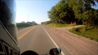 Driver Almost Causes Head-On Accident With Motorcycle