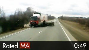 Reckless Overtaking Leads to Head-on Crash With Truck