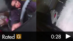 Woman Annoyed After Flipping Her Vehicle